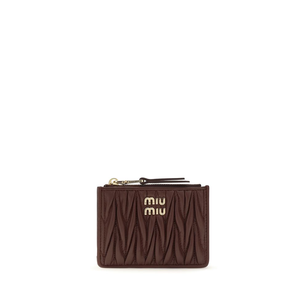 Miu Miu Bordeaux Aries Aries Wallet