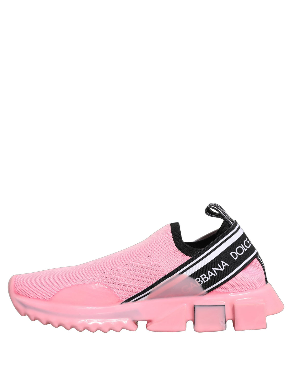 New Dolce & Gabbana Pink Slip On Low Top Sorrento Sneakers Shoes