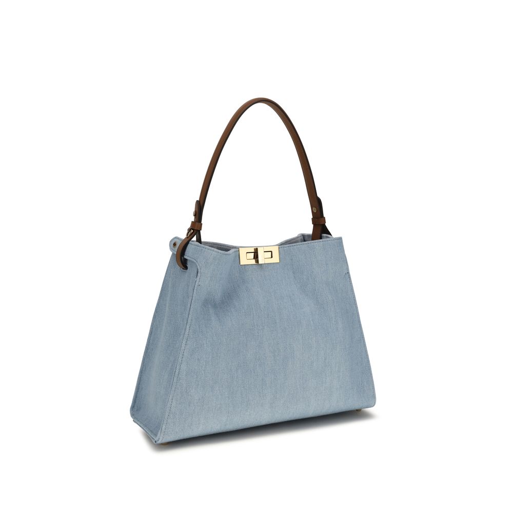 Fendi Blue Leather Handbag