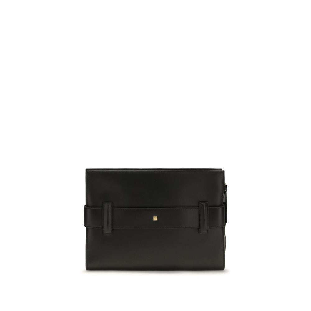 Balmain Black Aries Aries Clutch Bag