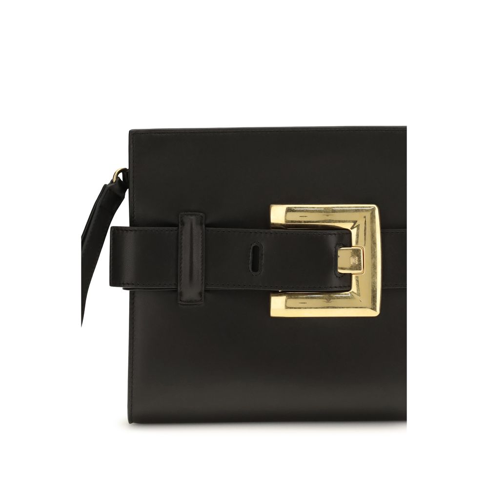 Balmain Black Aries Aries Clutch Bag