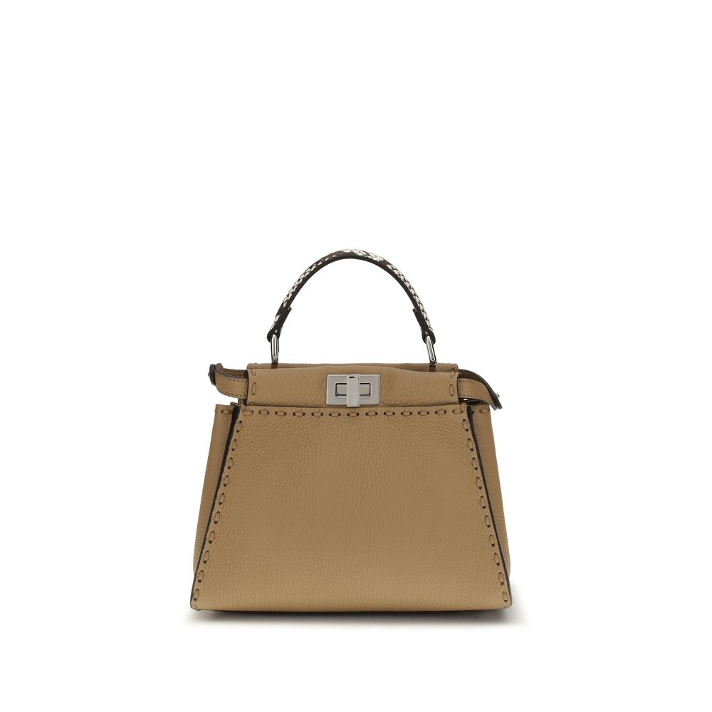 Fendi Beige Leather Handbag