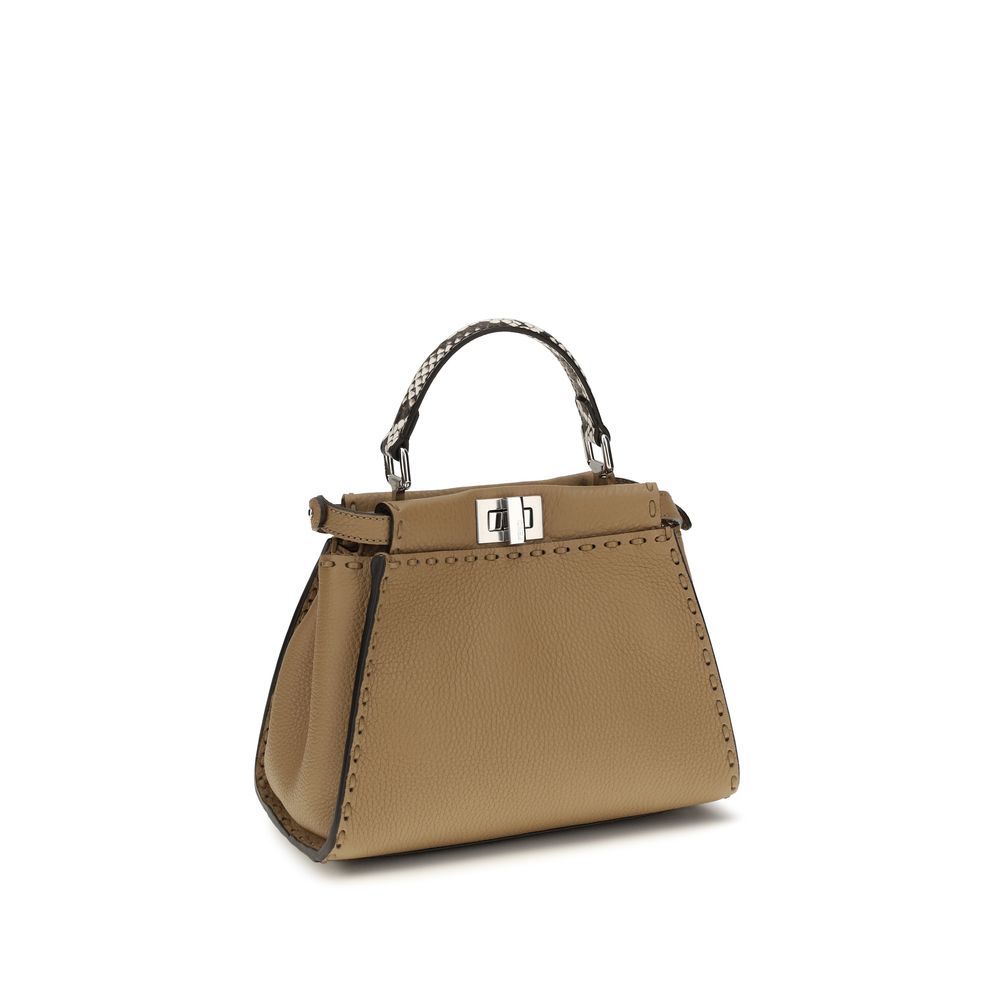 Fendi Beige Leather Handbag