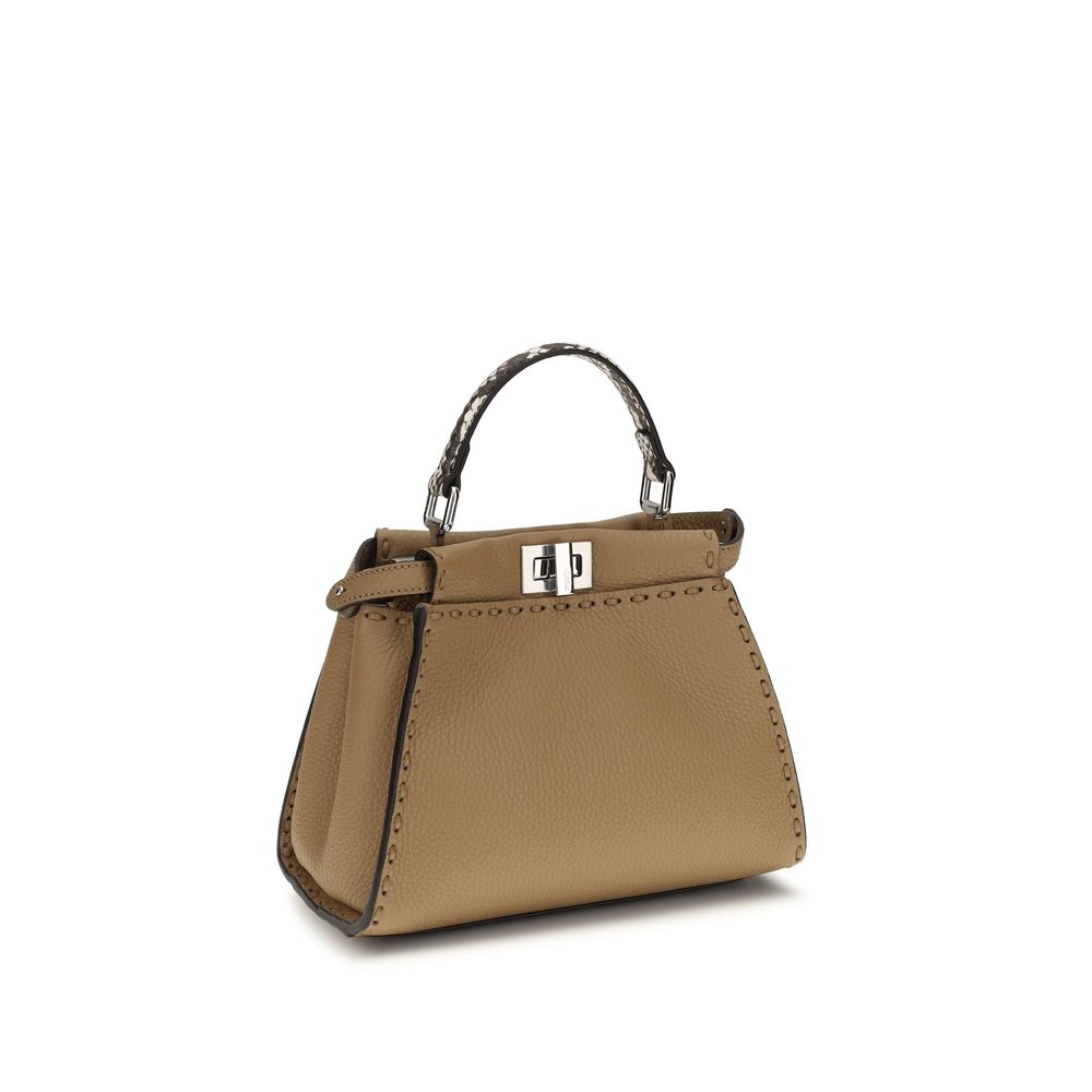 Fendi Beige Leather Handbag