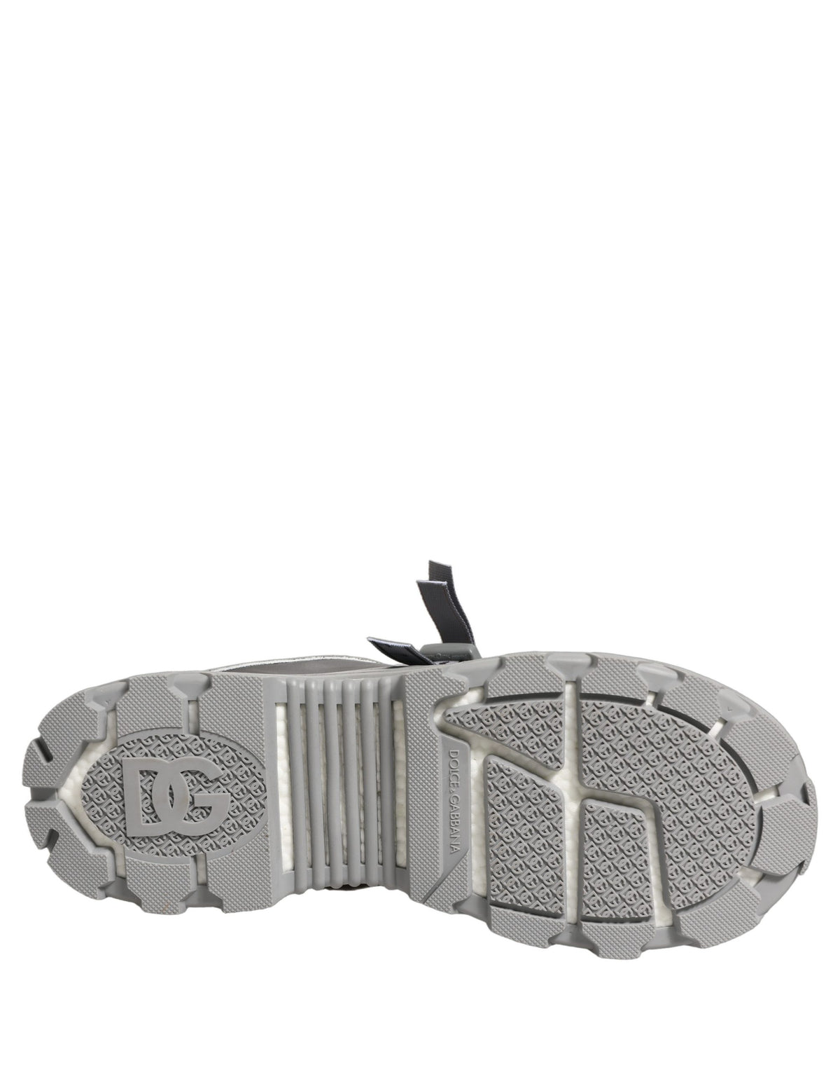 New Dolce & Gabbana Gray Airmaster Panelled Low Top Men Sneakers Shoes