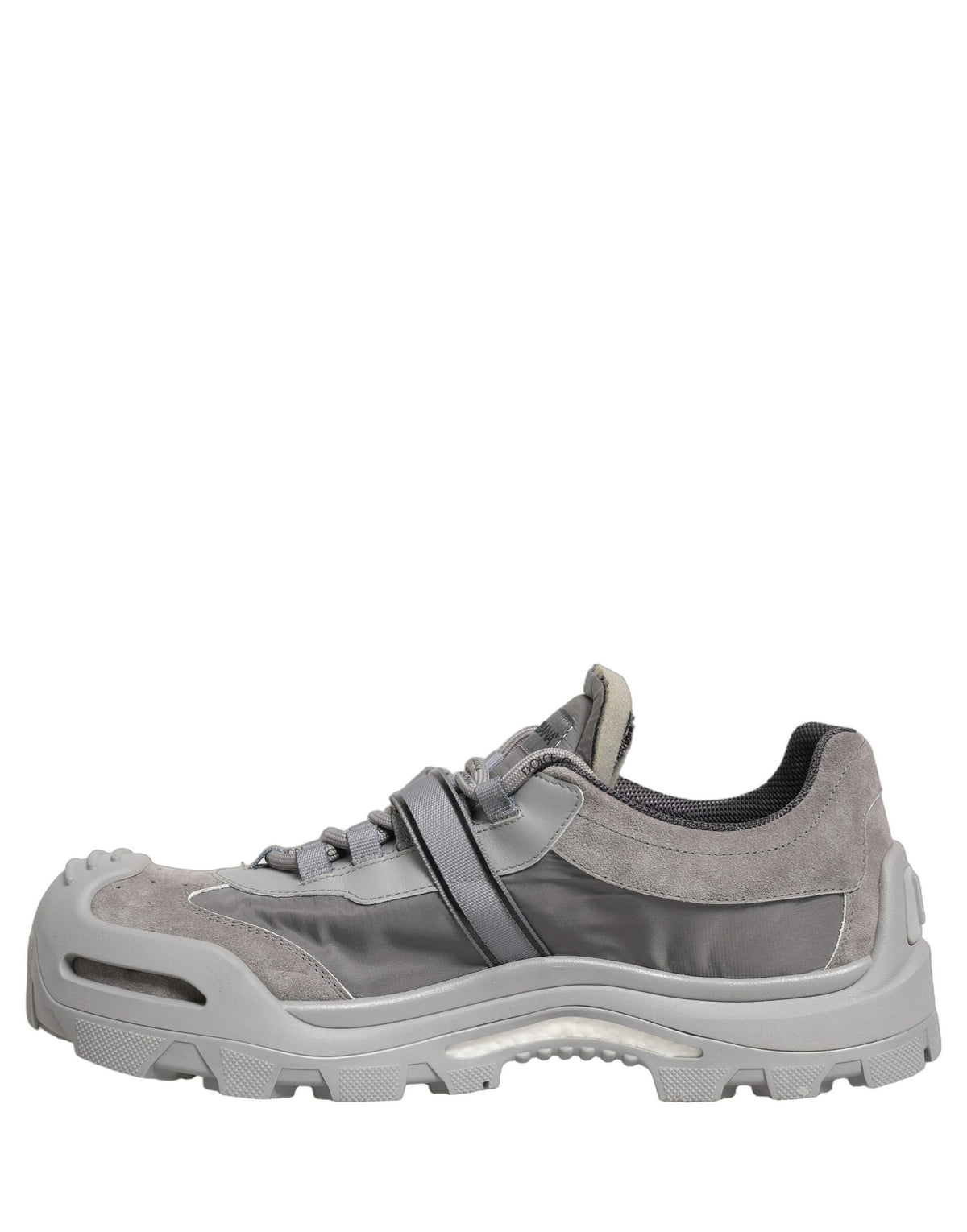 New Dolce & Gabbana Gray Airmaster Panelled Low Top Men Sneakers Shoes