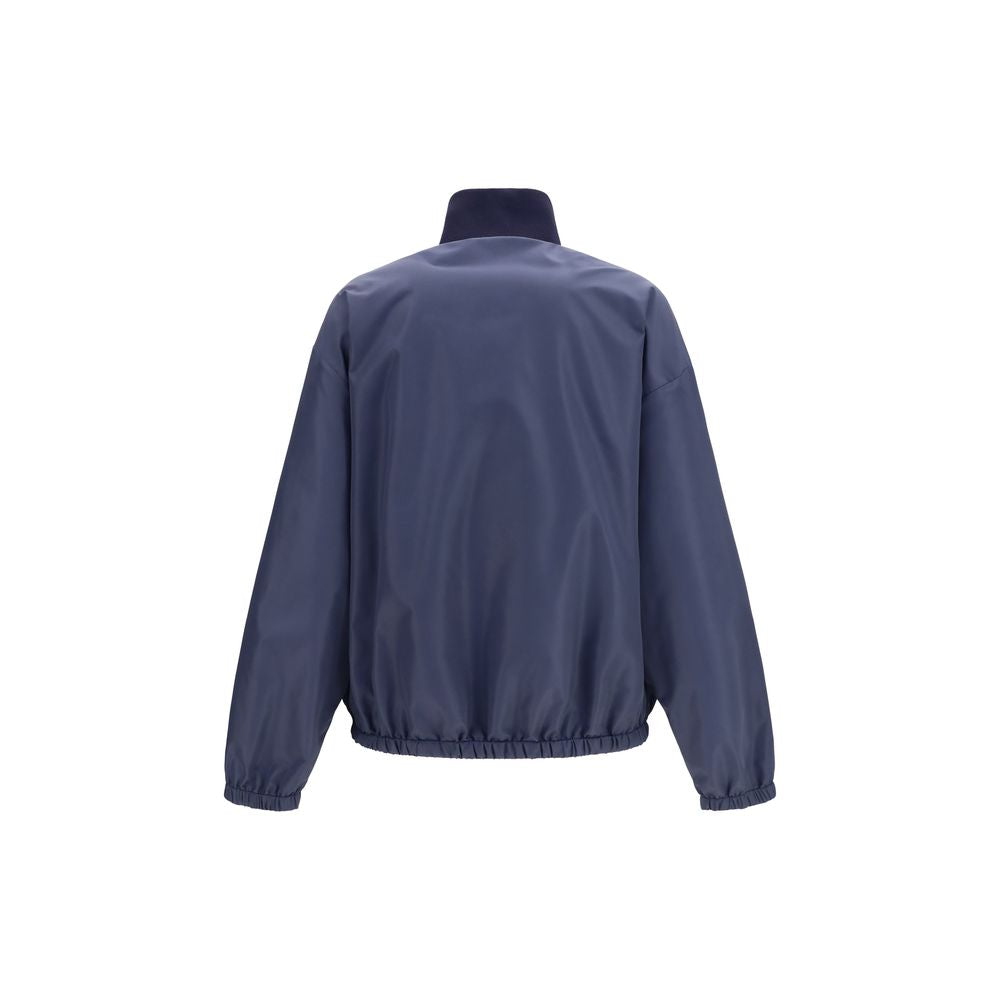 Miu Miu Blue Recycled Shell Jacket