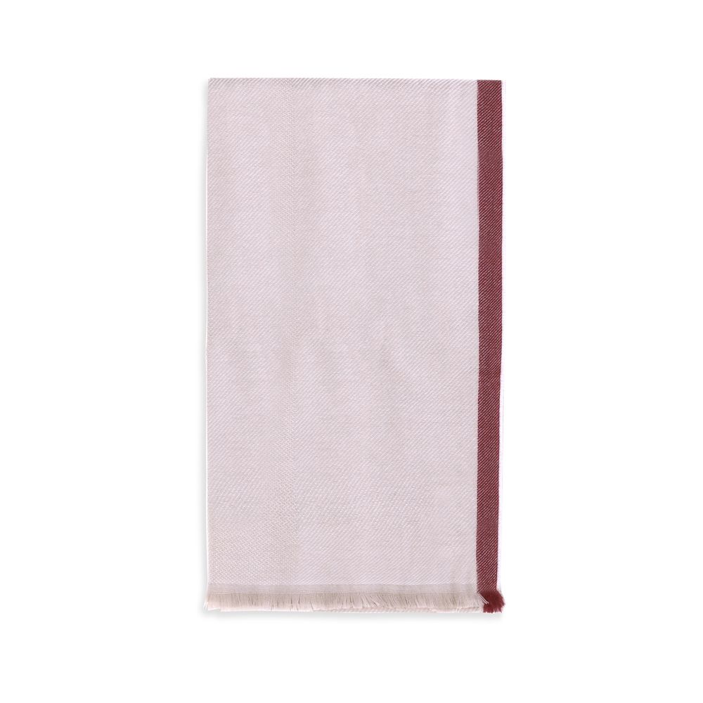 New Brunello Cucinelli Beige Cashmere Scarf