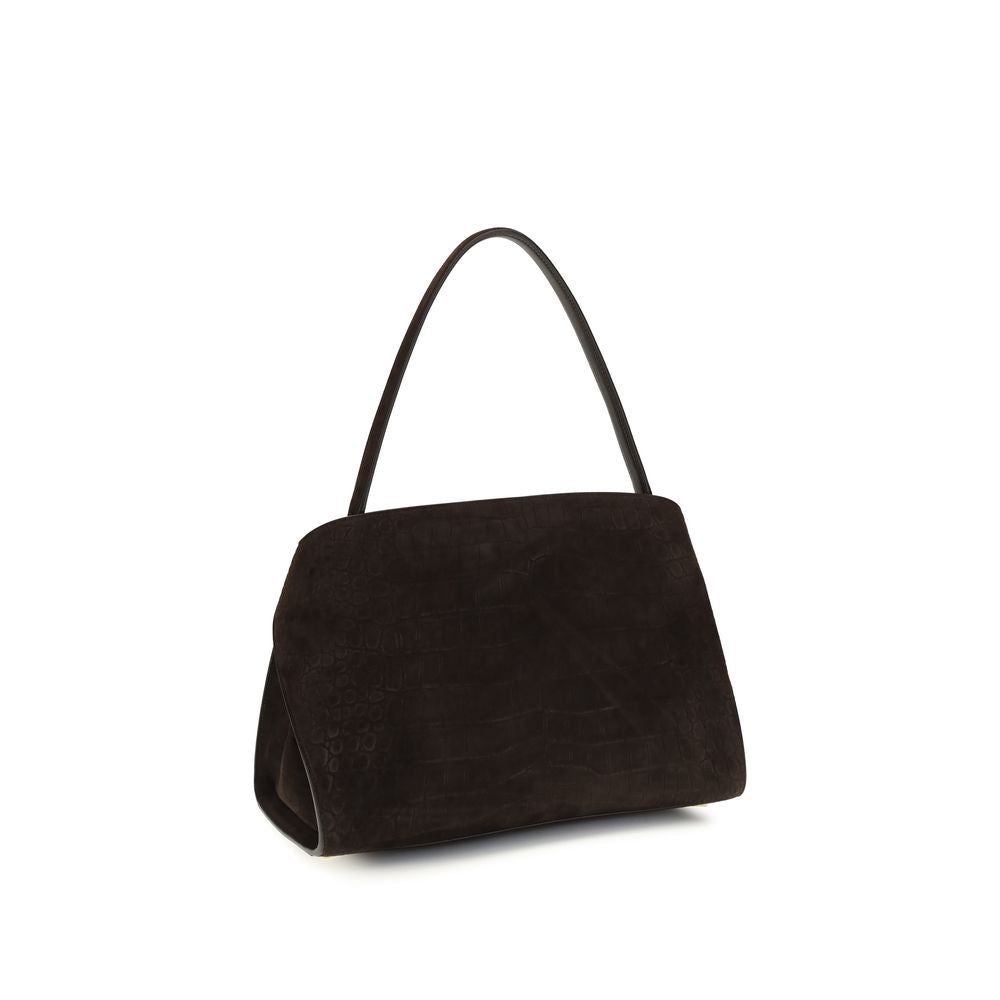Ferragamo Brown Leather Shoulder Bag