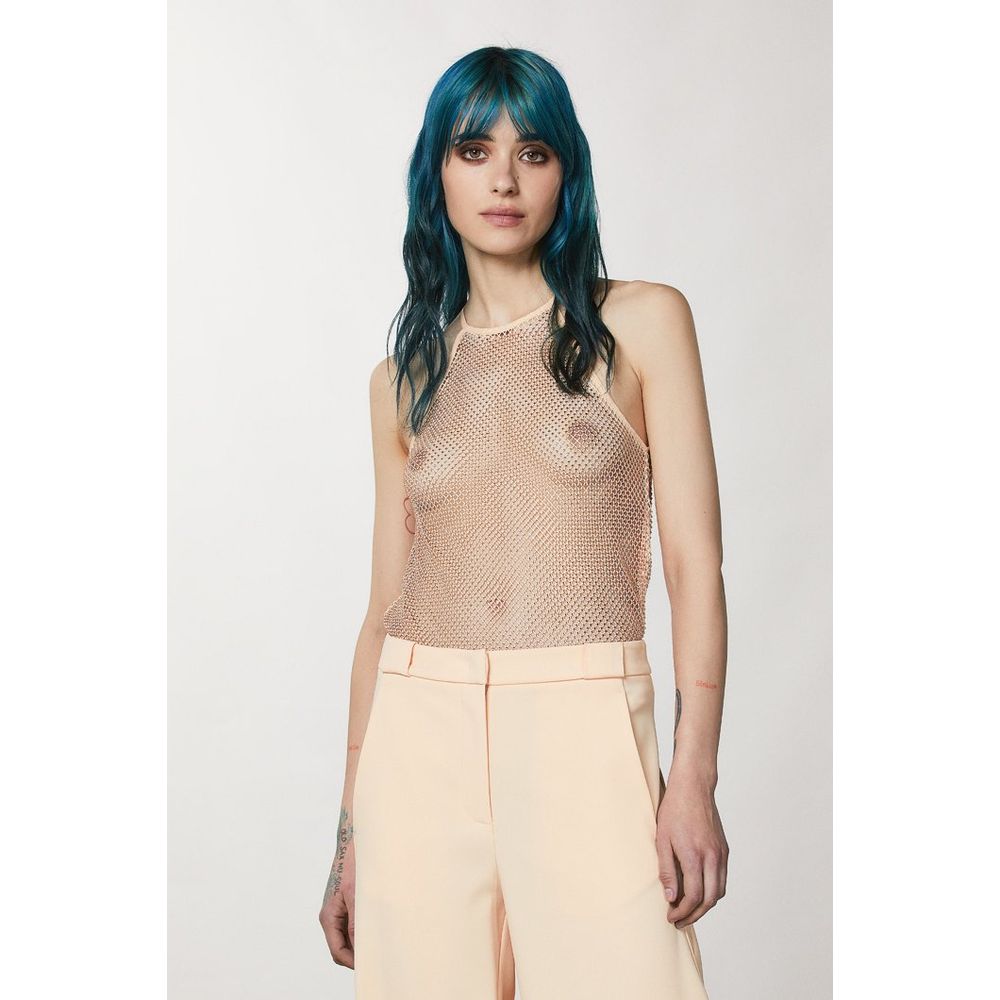 Patrizia Pepe Pink Tank Tops