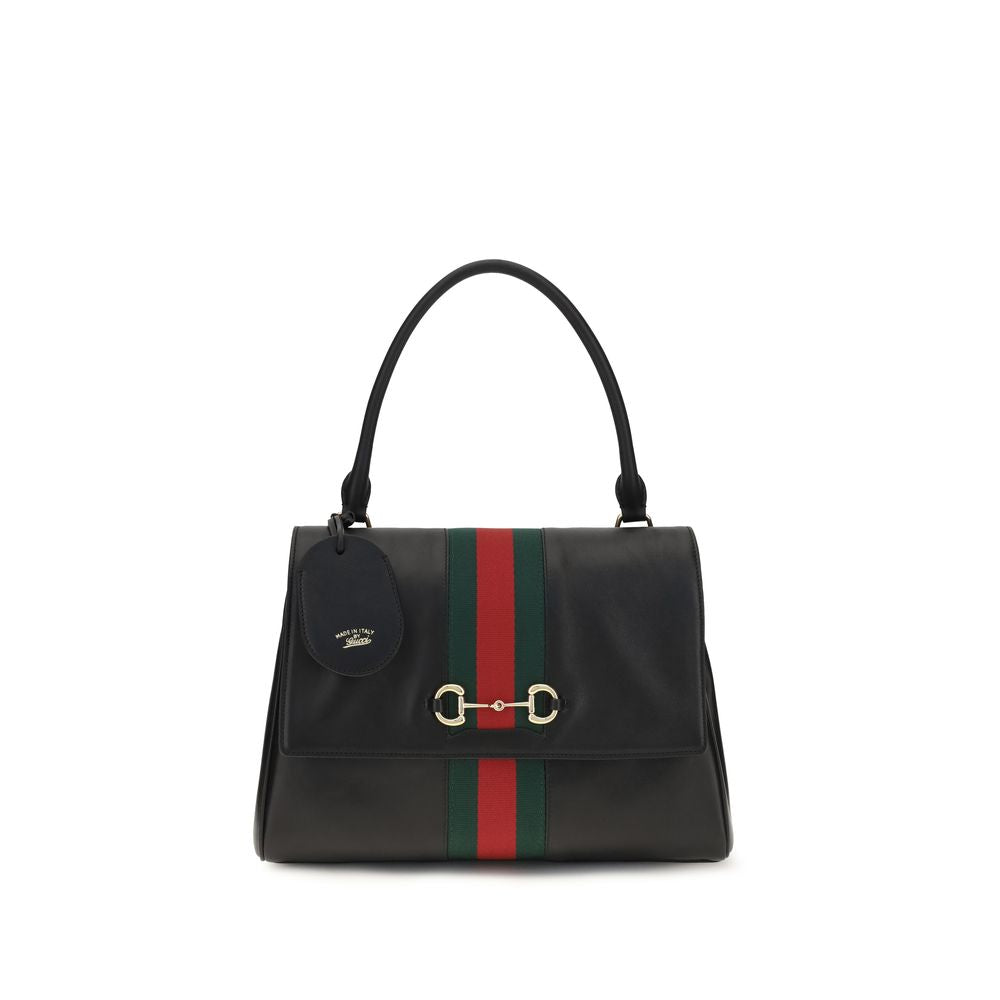 Gucci Black Leather Handbag
