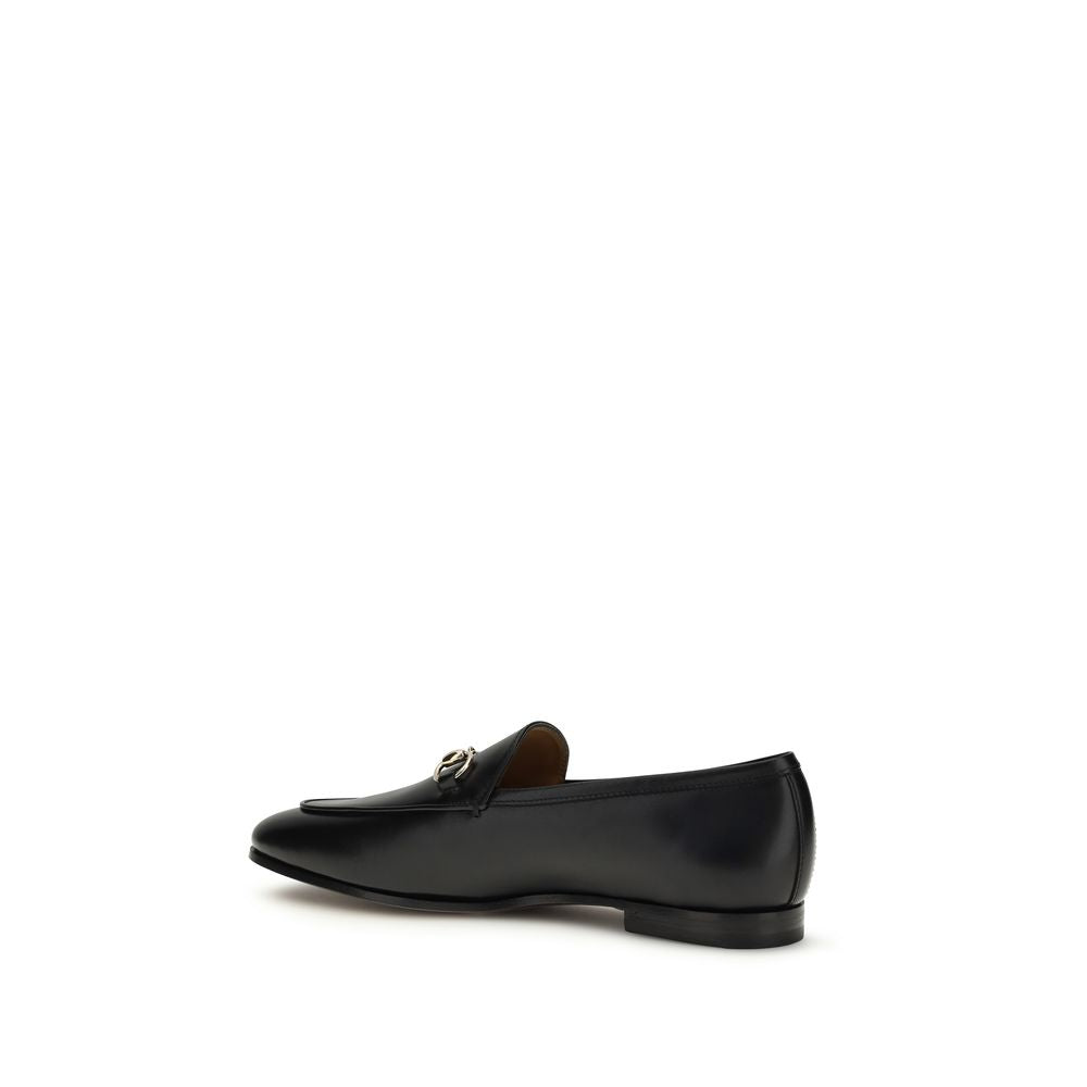 New Gucci Black Slip-On Loafers