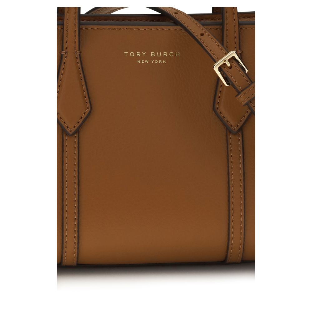Tory Burch Brown Leather Shoulder Bag