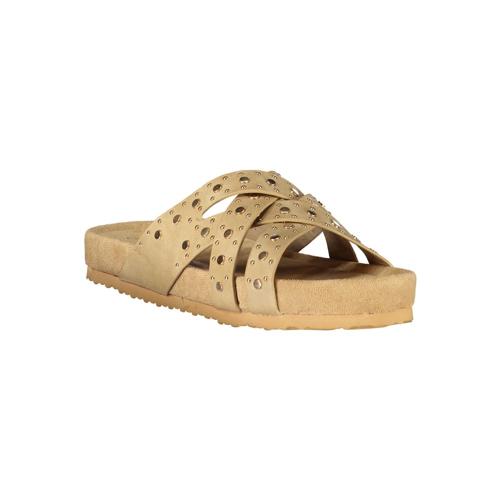 Laura Biagiotti Beige Womens Sandal