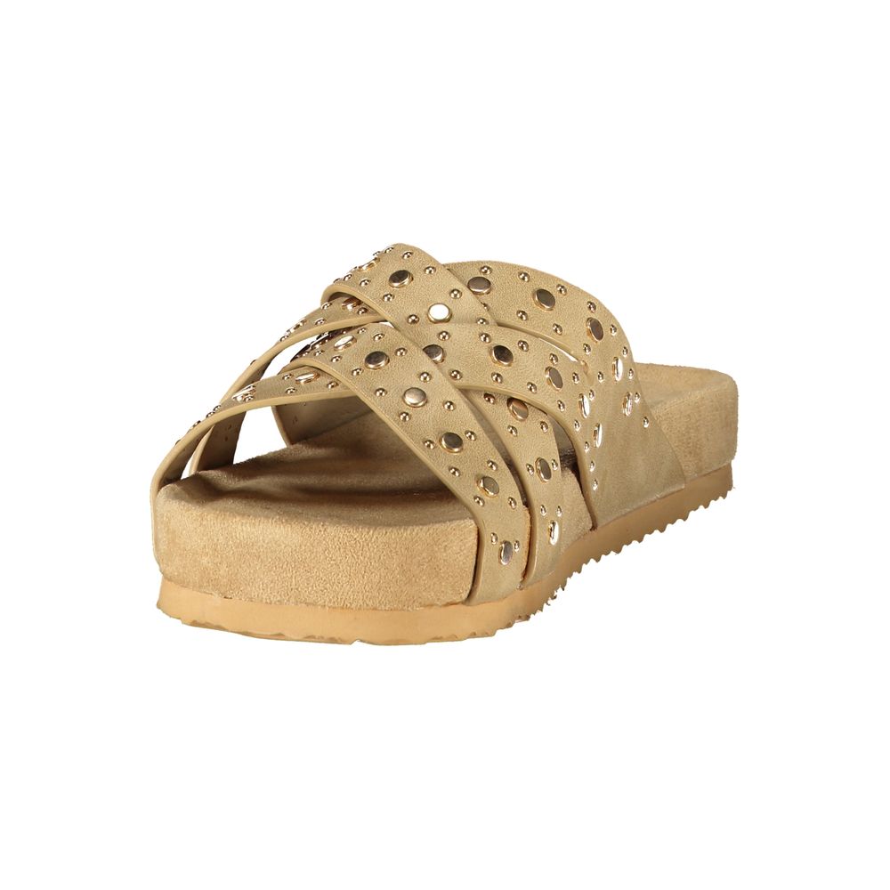 Laura Biagiotti Beige Womens Sandal