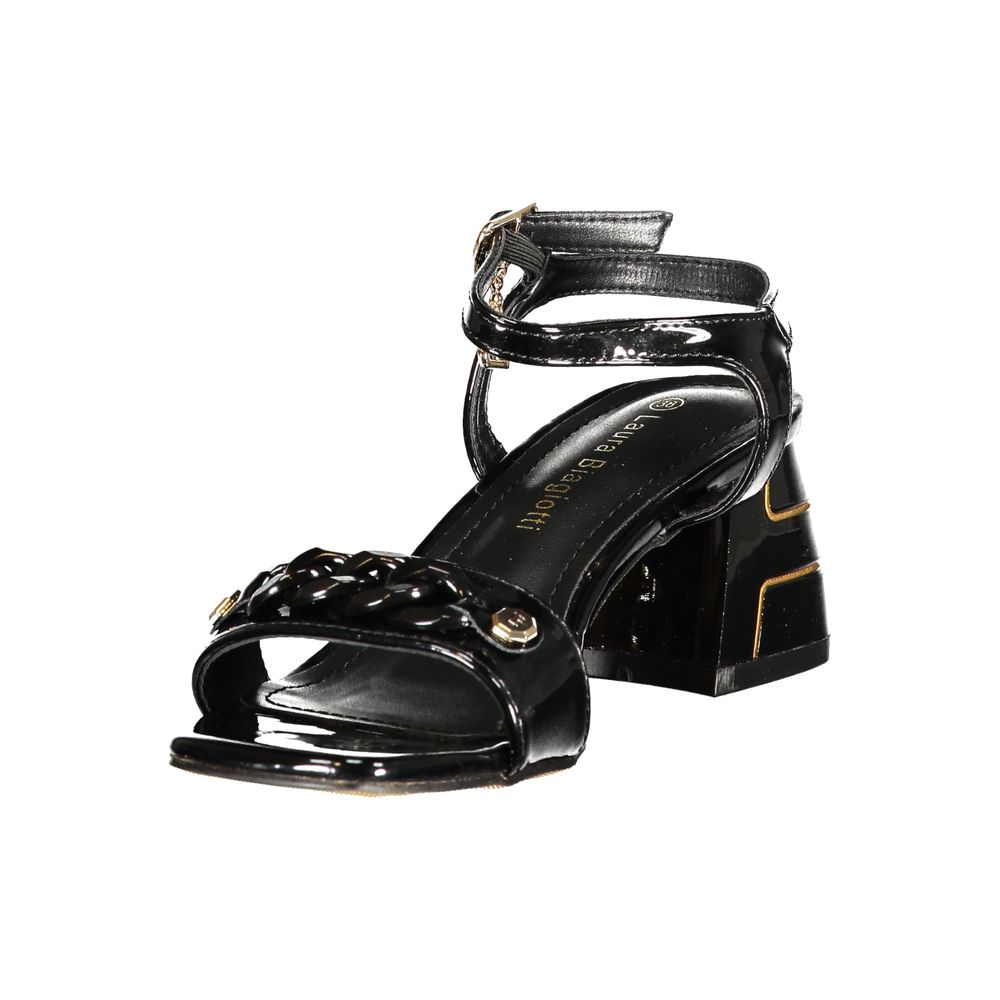 Laura Biagiotti Black Women's Sandal