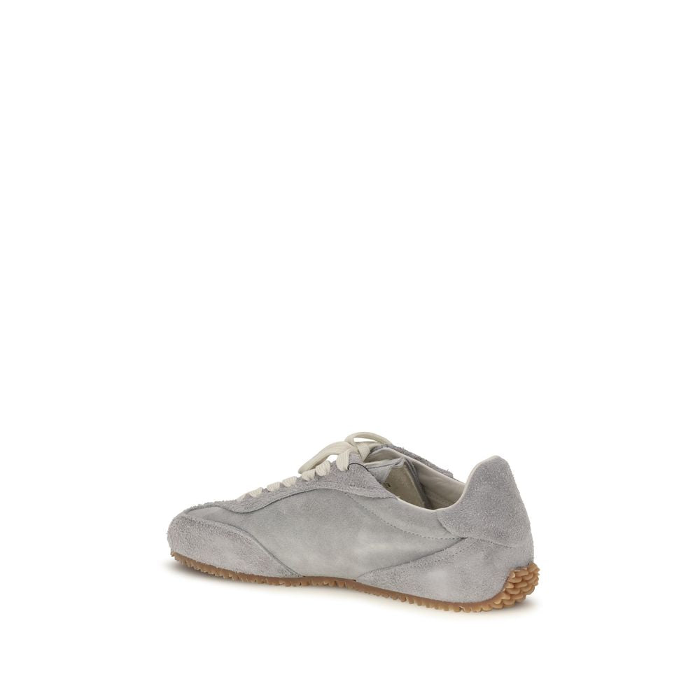Axel Arigato Gray Leather Low Top Sneakers