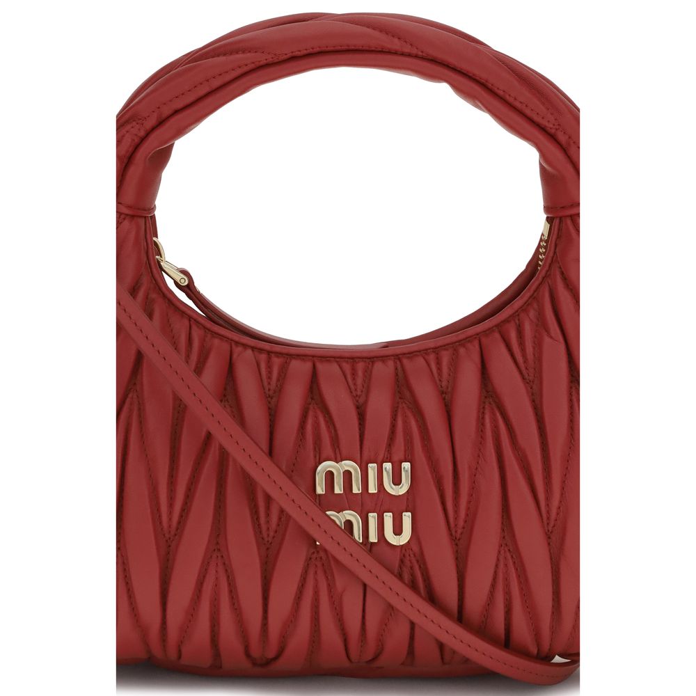 Miu Miu Red Leather Handbag