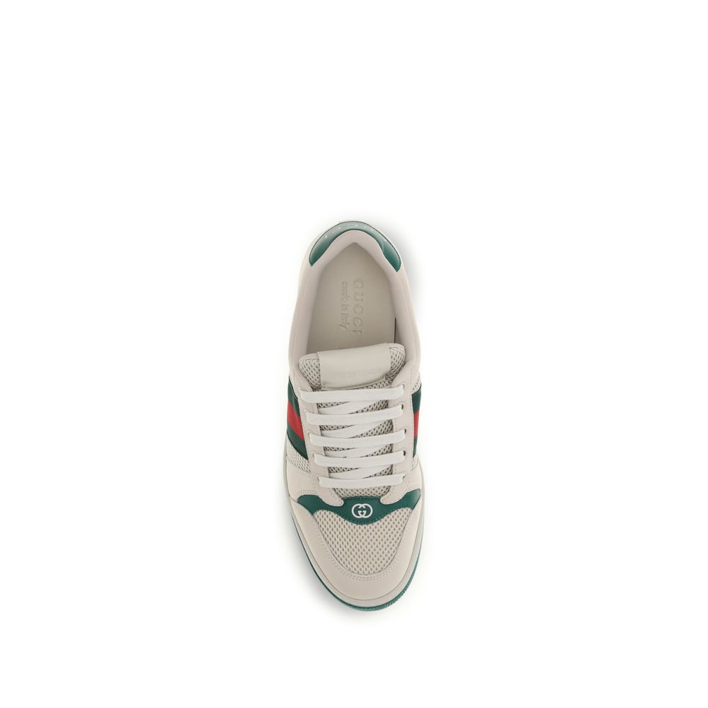 Gucci Beige Fabric Sneakers