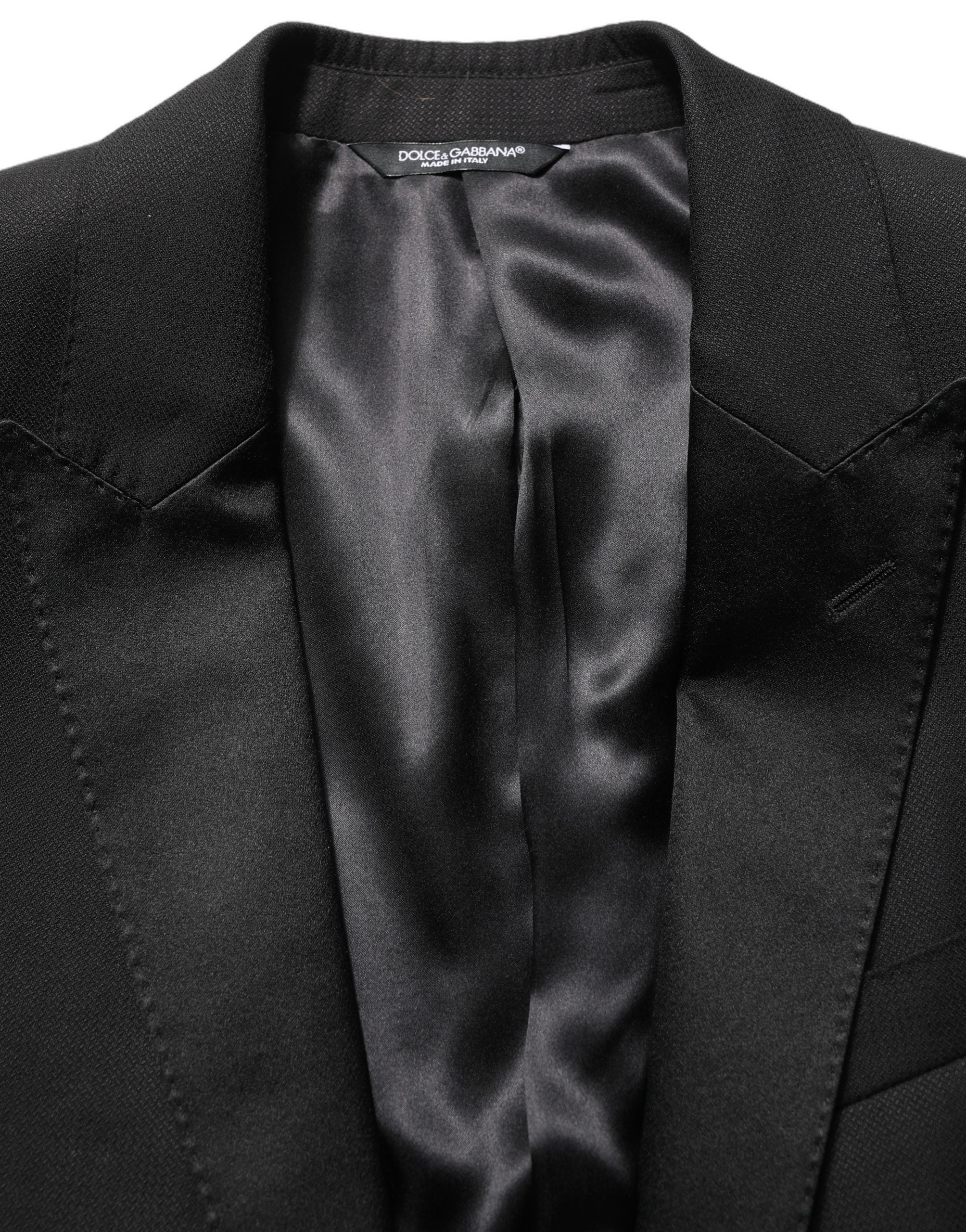 Dolce & Gabbana Dark Gray MARTINI Slim Fit Formal 3 Piece Suit