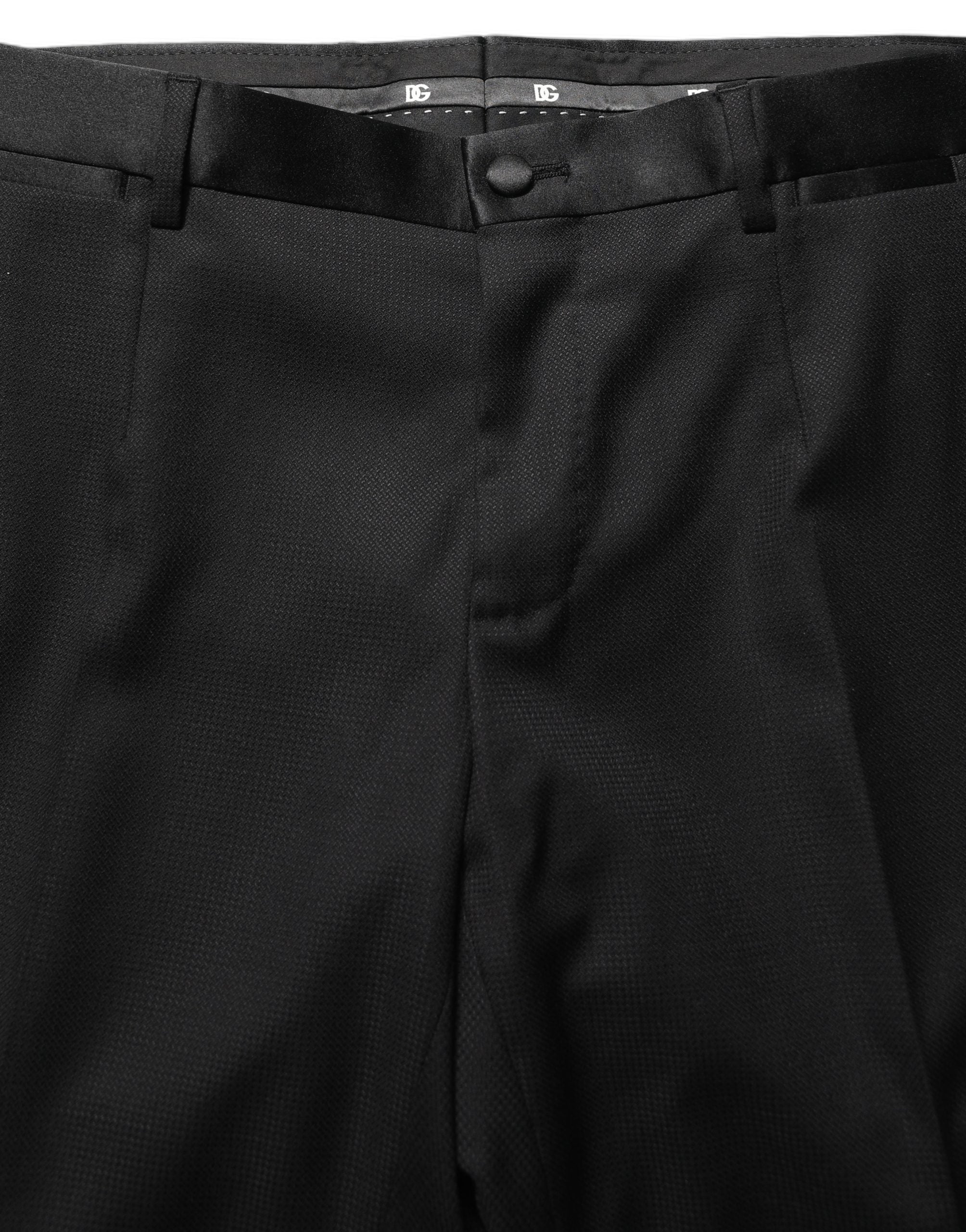 Dolce & Gabbana Dark Gray MARTINI Slim Fit Formal 3 Piece Suit