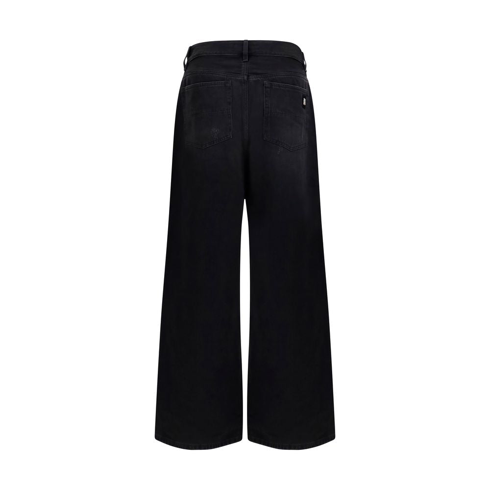 New Amiri Black Cotton Jeans Denim