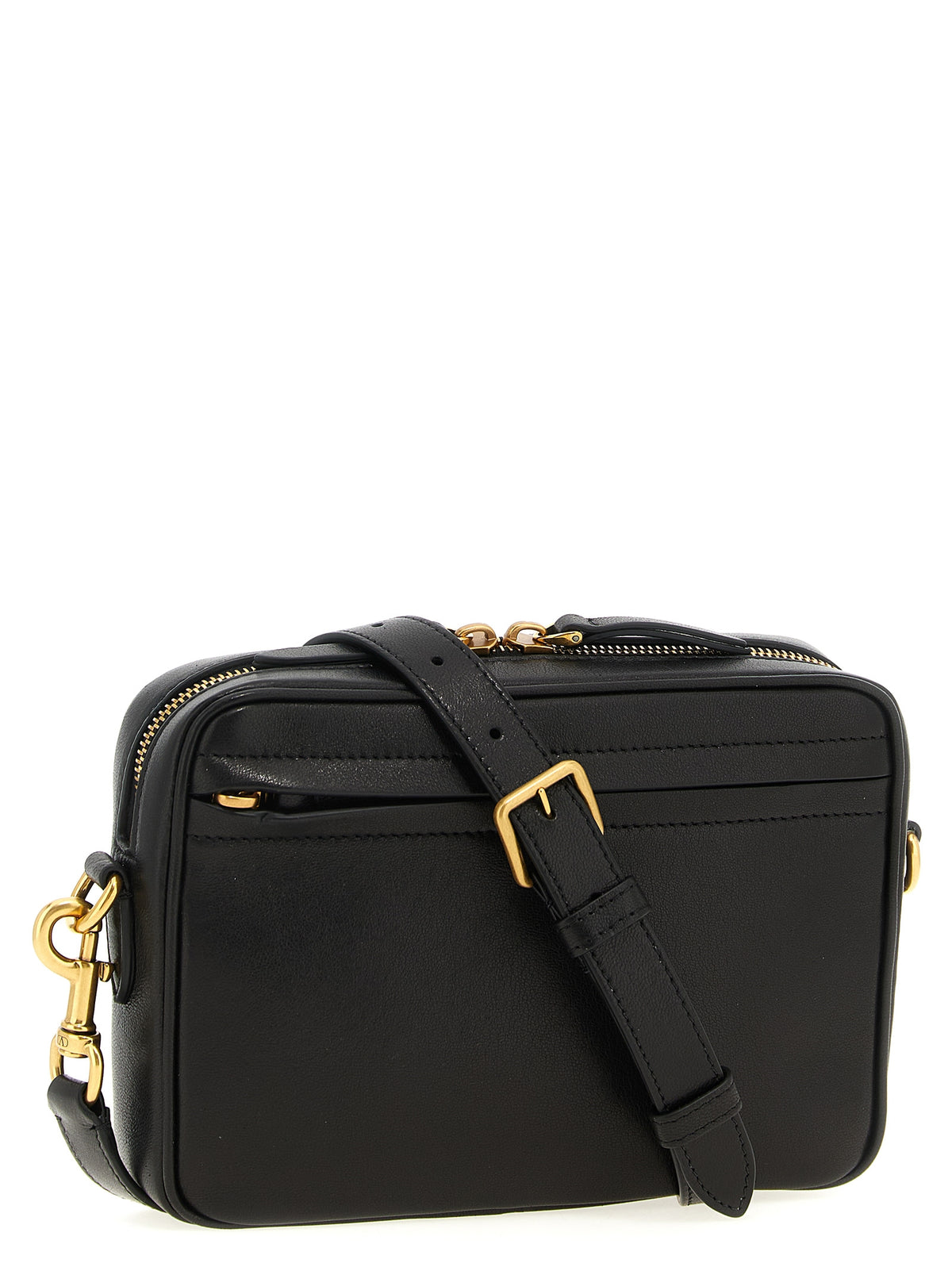 Valentino Garavani Brown Leather Crossbody Bag