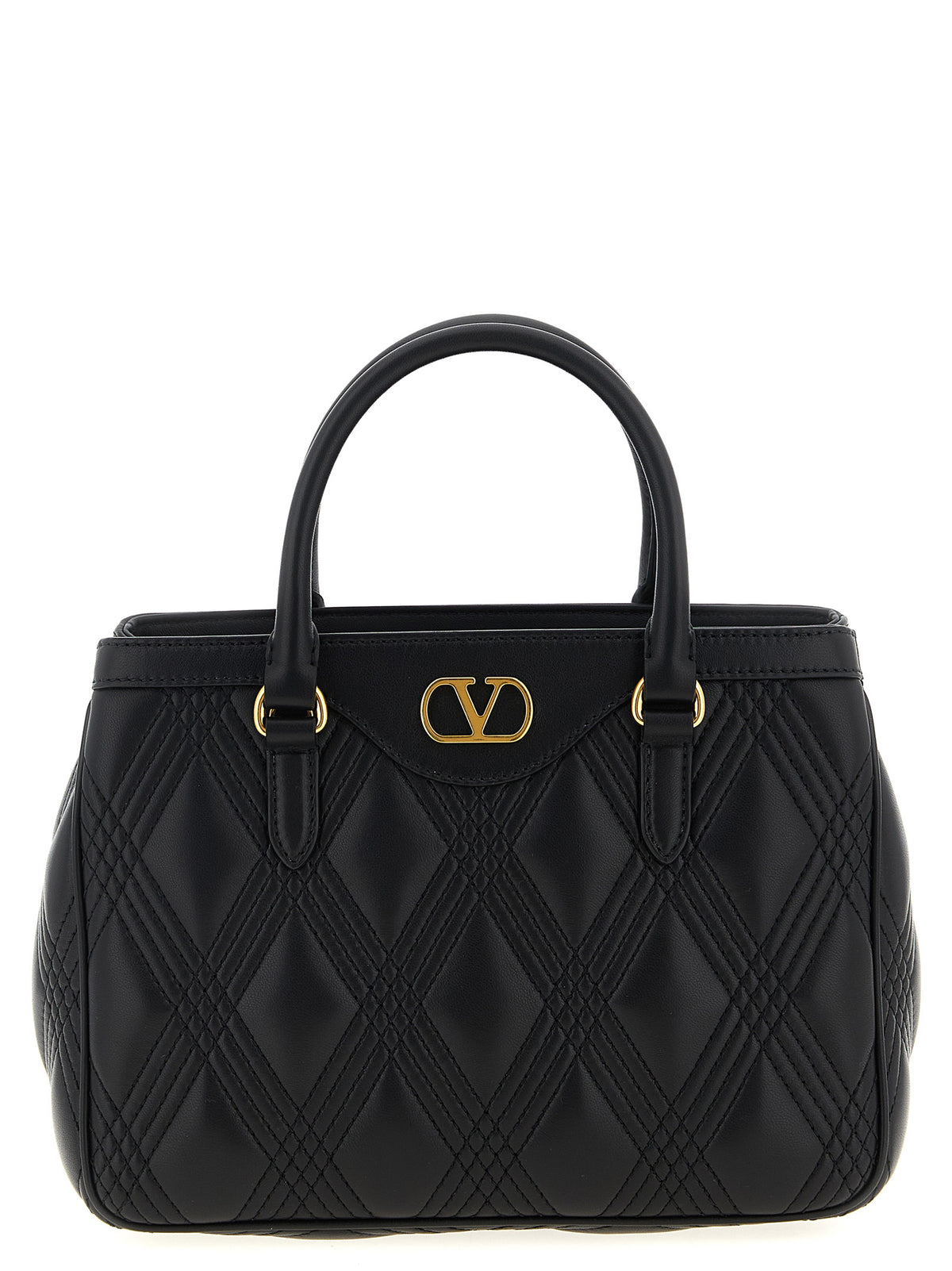Valentino Garavani Black Leather Handbag