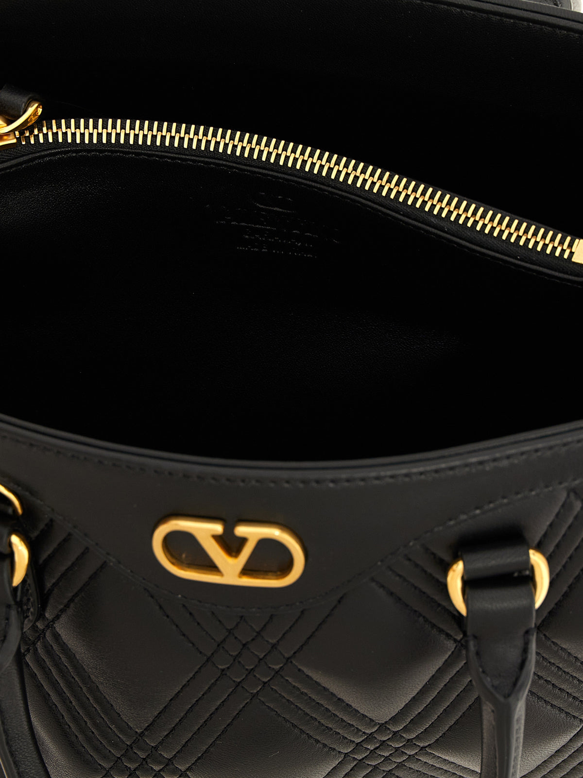 Valentino Garavani Black Leather Handbag