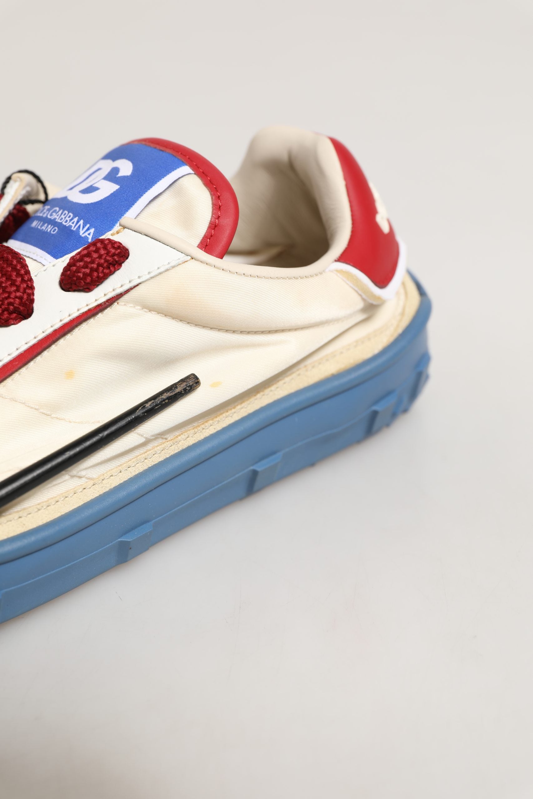 Pre-Owned Dolce & Gabbana Multicolor Old Runner Lace Up Sneakers Shoes