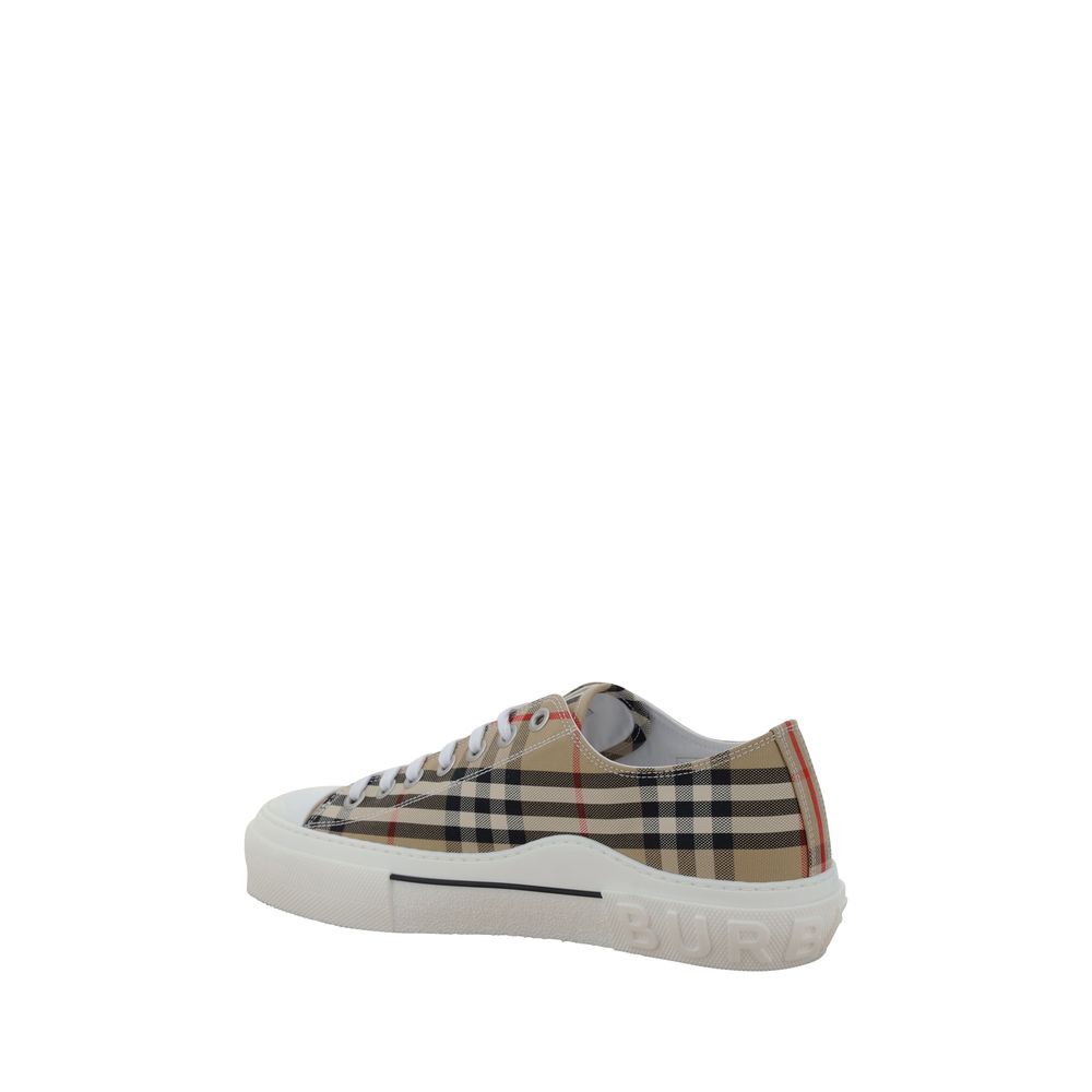 Burberry Brown Low Top Sneakers