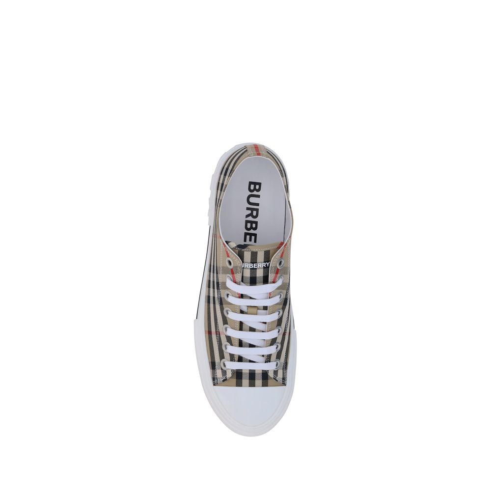 Burberry Brown Low Top Sneakers
