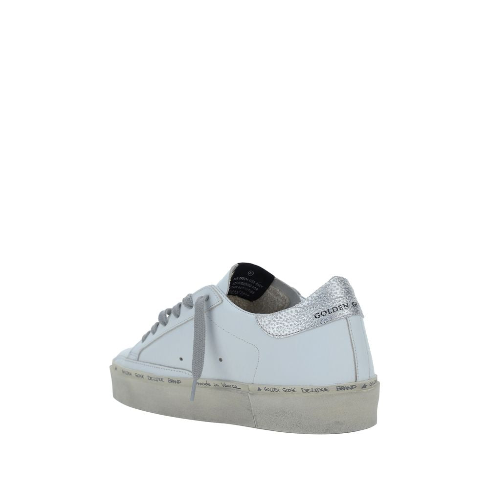 Golden Goose White Leather Low Top Sneakers