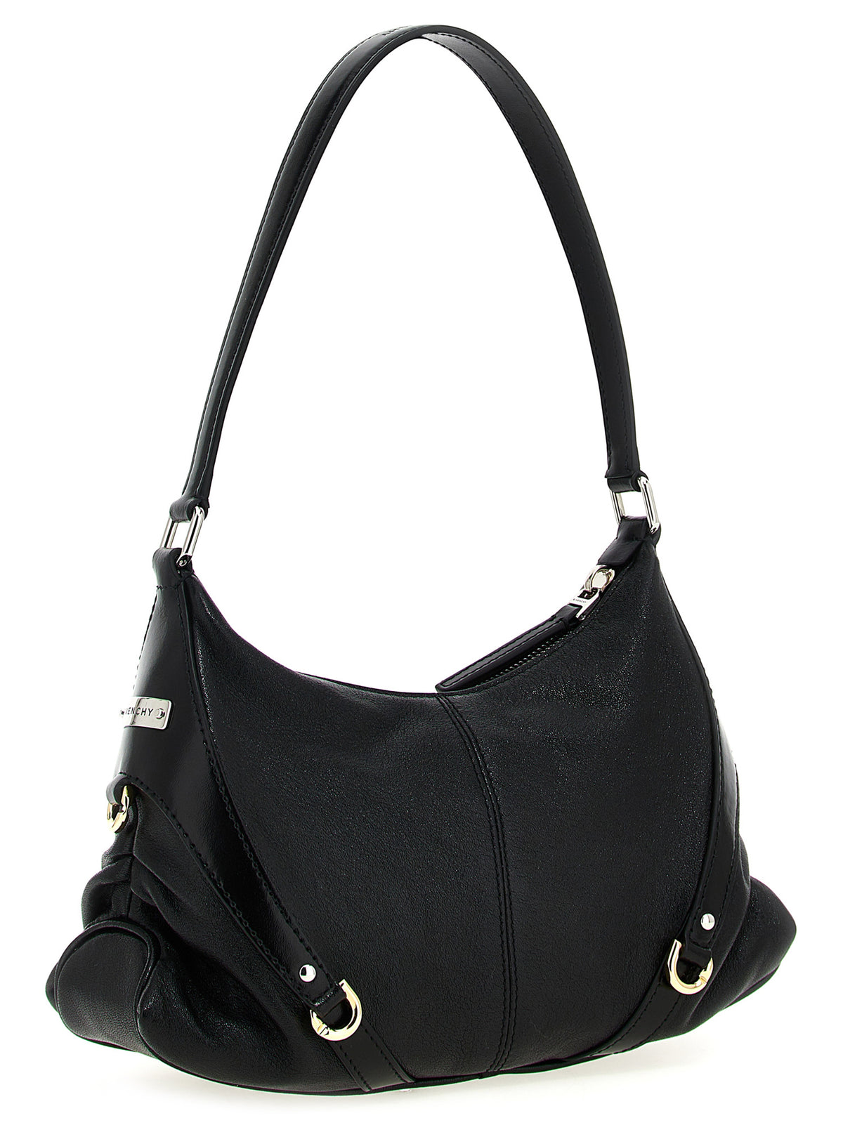 Givenchy 'Voyou' Black Leather Shoulder Bag