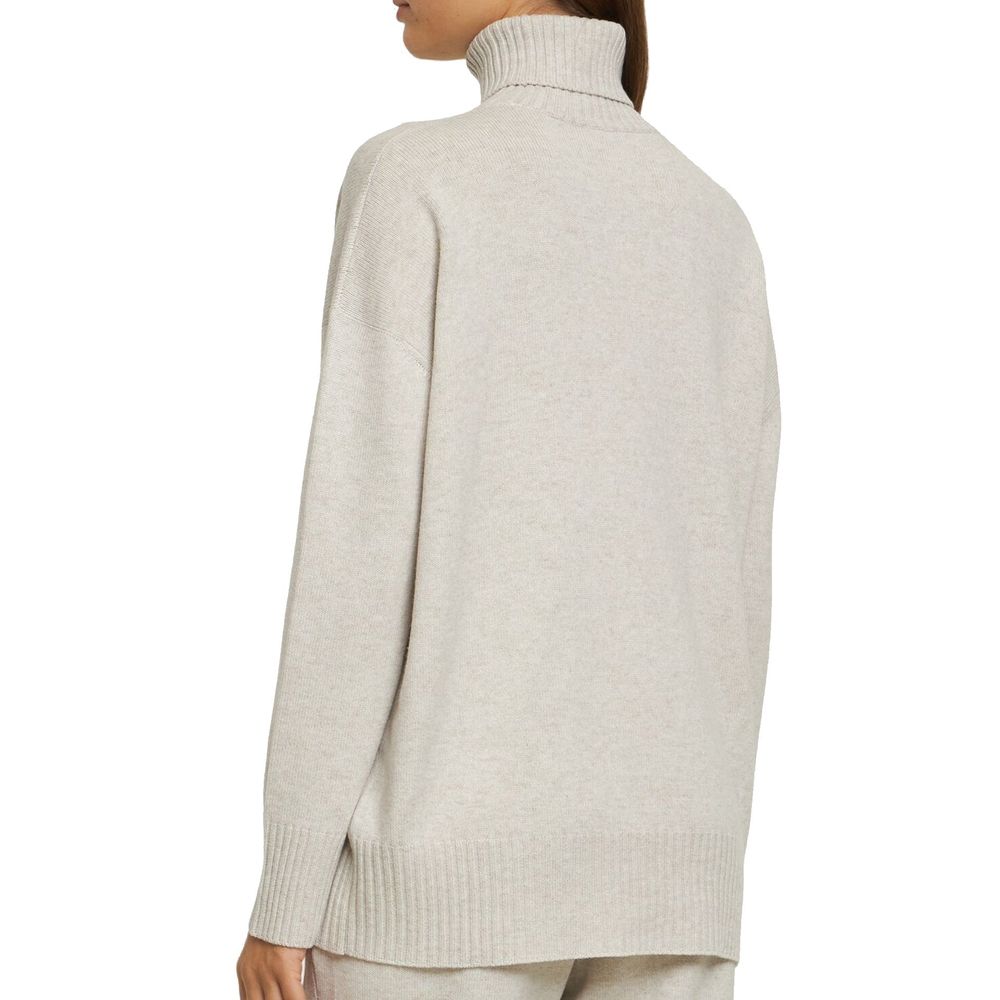 Brunello Cucinelli Beige Cashmere Turtleneck