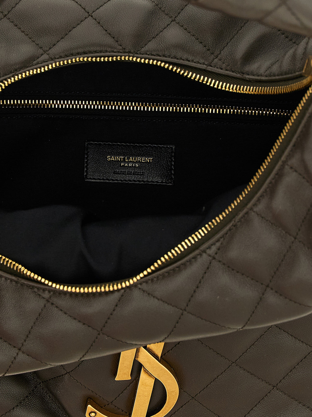 Saint Laurent Brown Leather Shoulder Bag