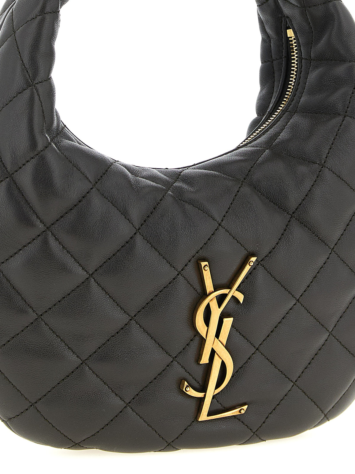 Saint Laurent Brown Leather Handbag