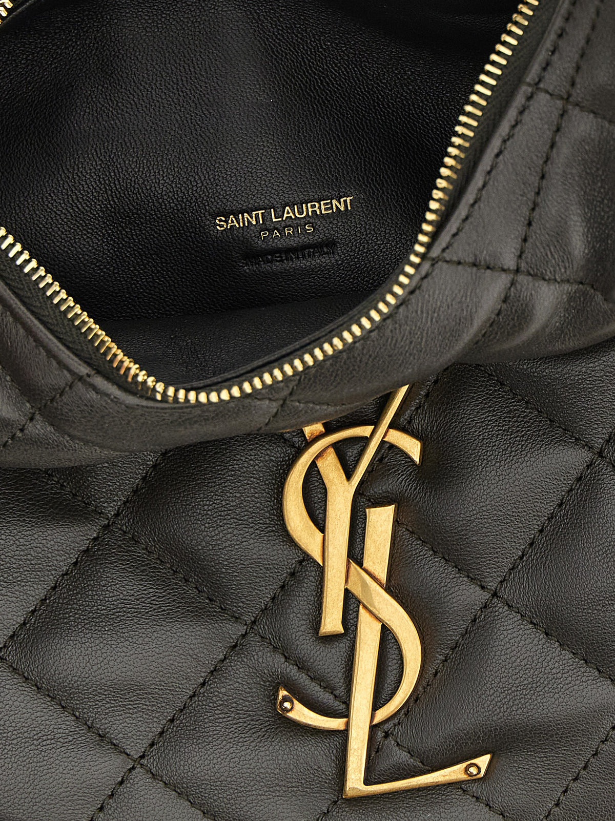 Saint Laurent Brown Leather Handbag