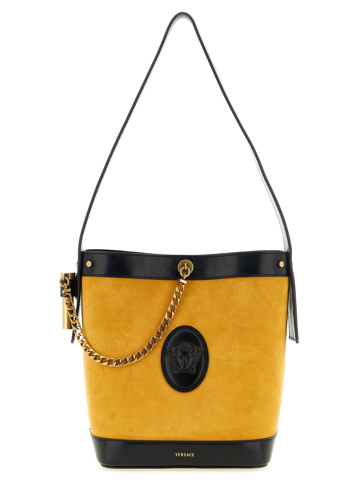 Versace Calfskin Shoulder Bag