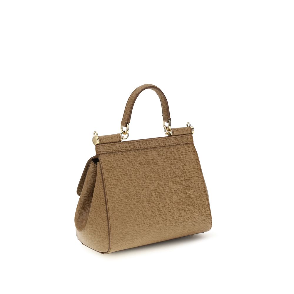 Dolce & Gabbana Beige Leather Handbag