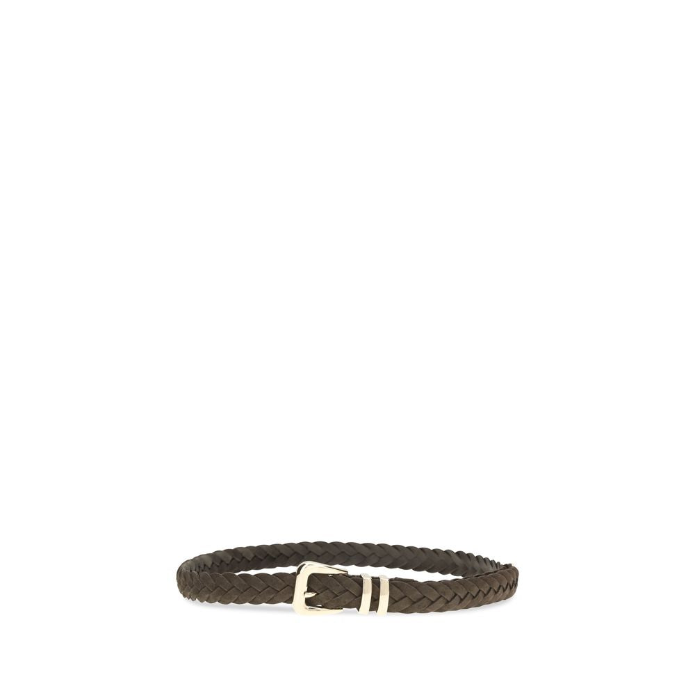 Brunello Cucinelli Brown Leather Regular Belt