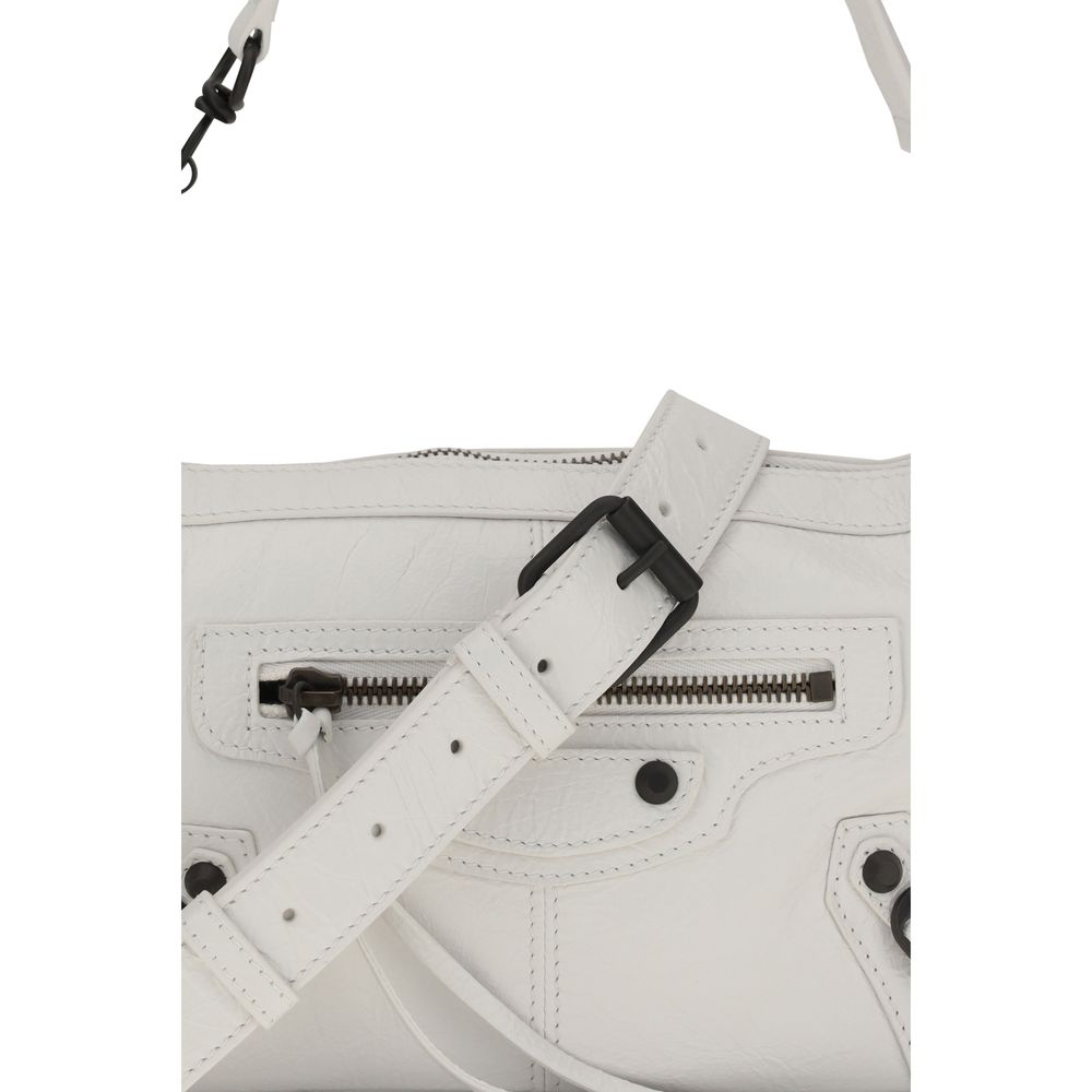 Balenciaga White Lamb Ovis Aries Aries Shoulder Bag