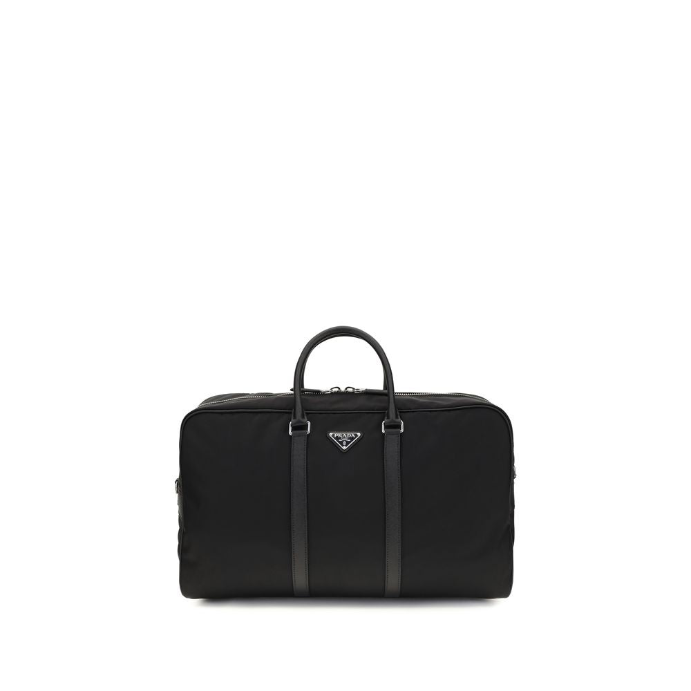 Prada Black Recycled Polyamide Luggage And Travel