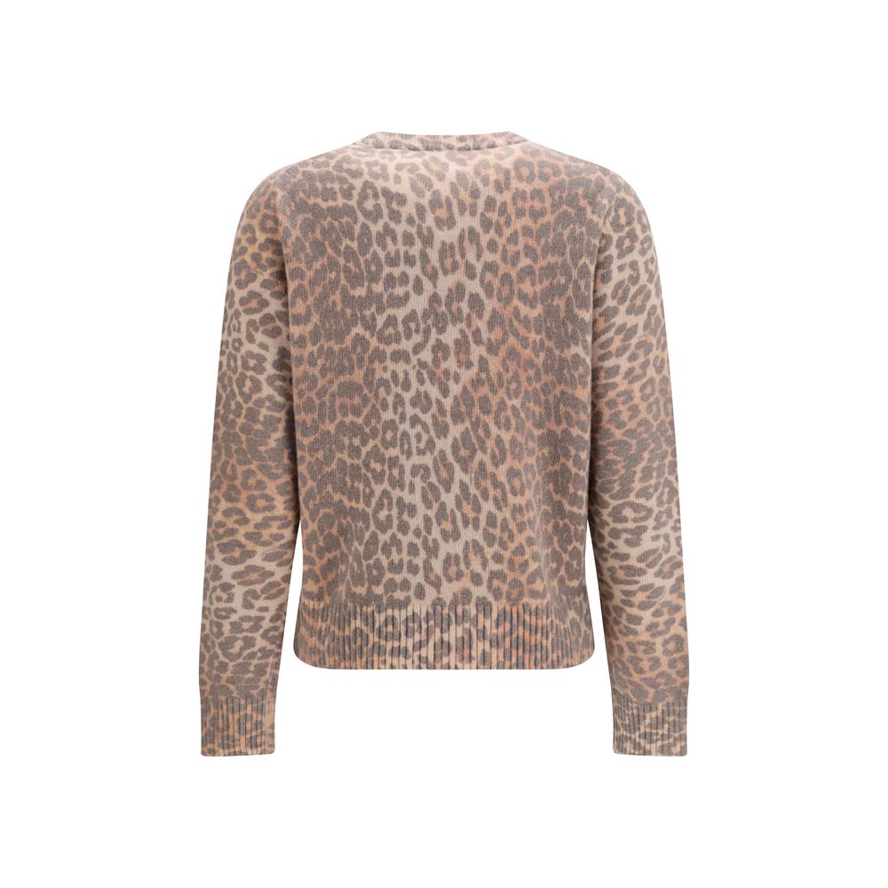 Ganni Beige Wool Sweatshirt