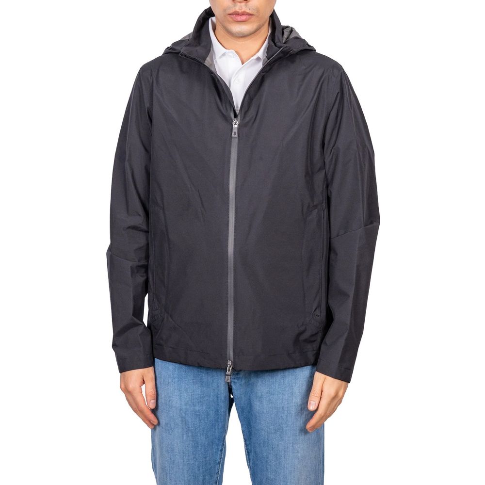 Herno Black Polyester Shell Jacket