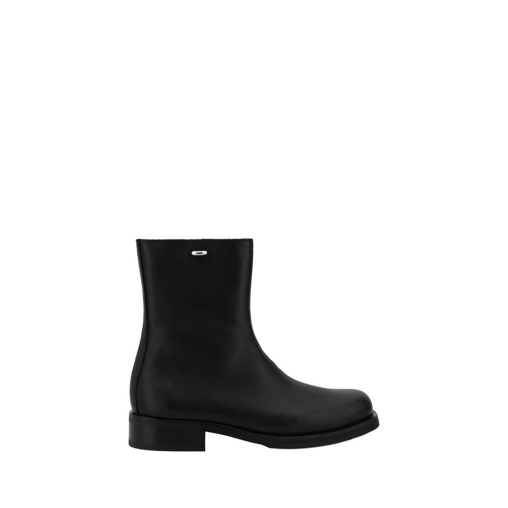 Our Legacy Black Leather Ankle Boots