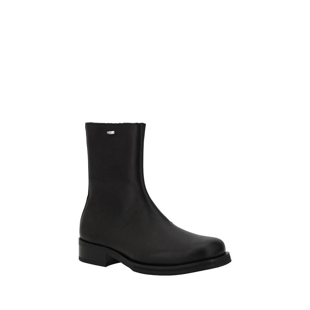 Our Legacy Black Leather Ankle Boots