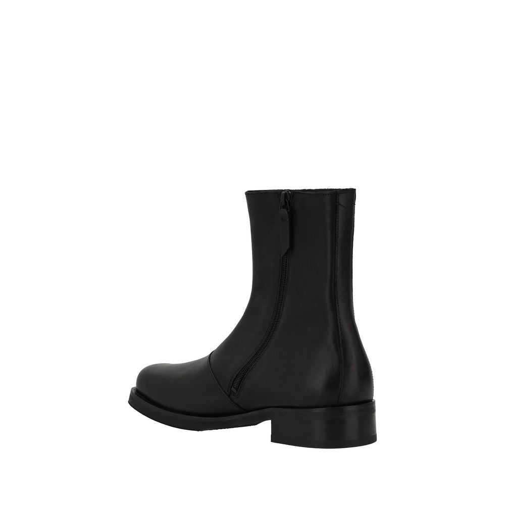 Our Legacy Black Leather Ankle Boots