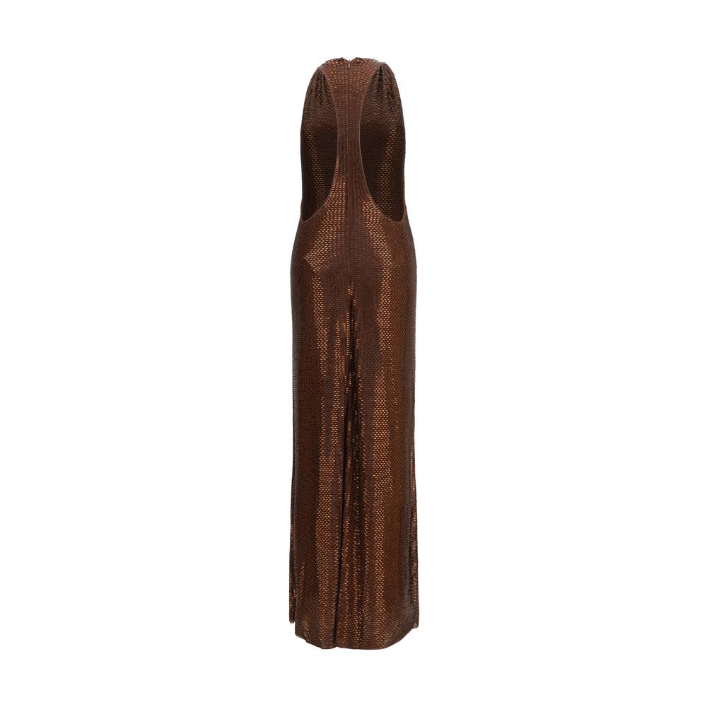 Self-Portrait Brown Cocktail Dress