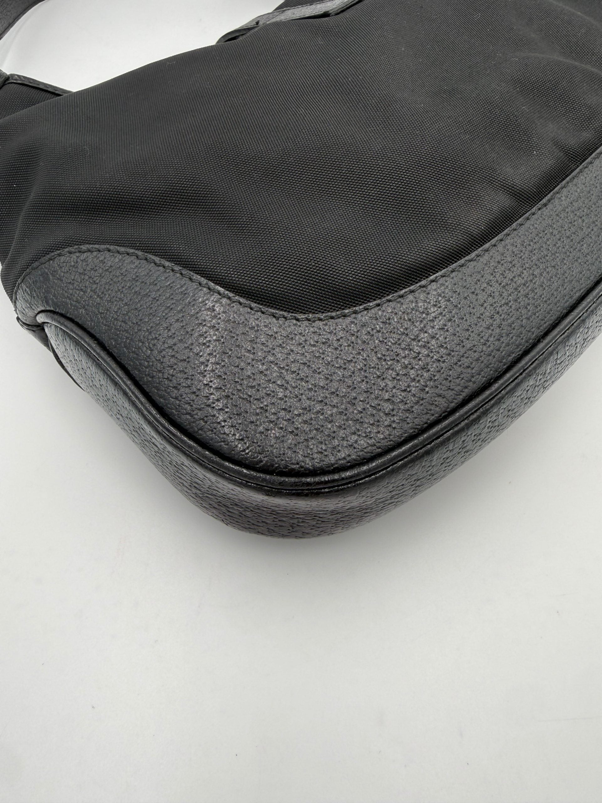 Gucci GUCCI JACKIE Leather and Canvas Handbag